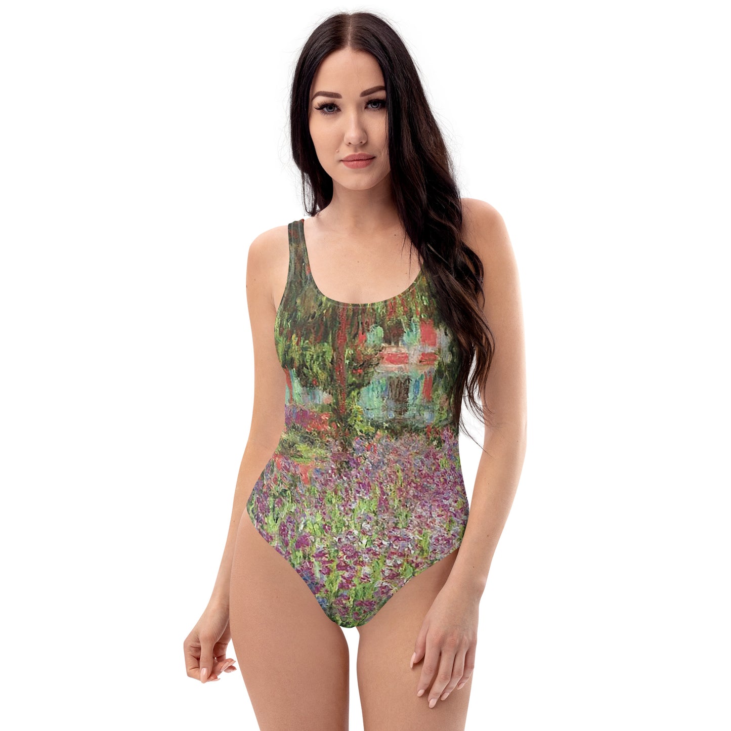 Claude Monet The Water Lily Pond One-Piece Swimsuit