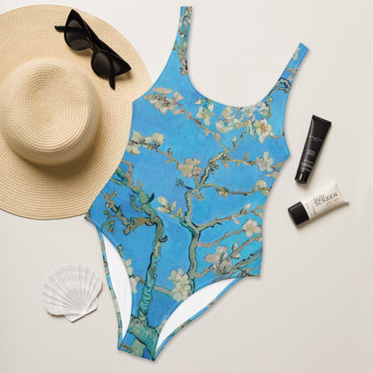 Van Gogh Almond Blossoms One-Piece Swimsuit