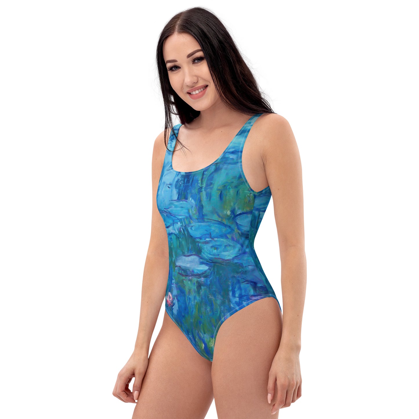 Claude Monet Water Lilies One-Piece Swimsuit