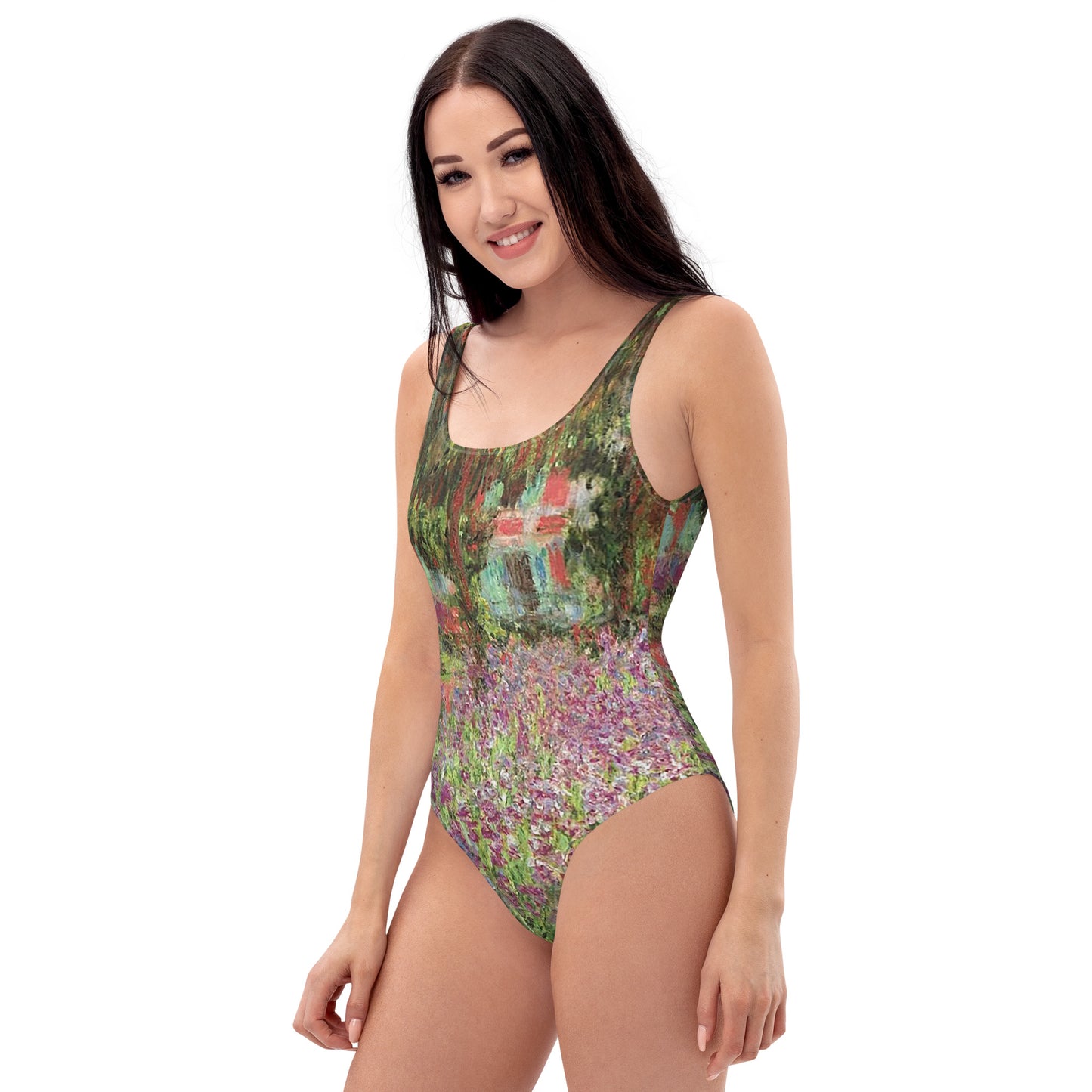 Claude Monet The Water Lily Pond One-Piece Swimsuit