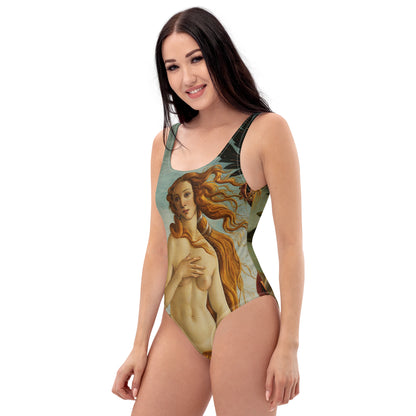 Sandro Botticelli The Birth of Venus One-Piece Swimsuit