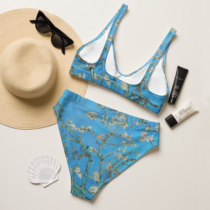 Vincent van Gogh Almond Blossom high-waisted bikini