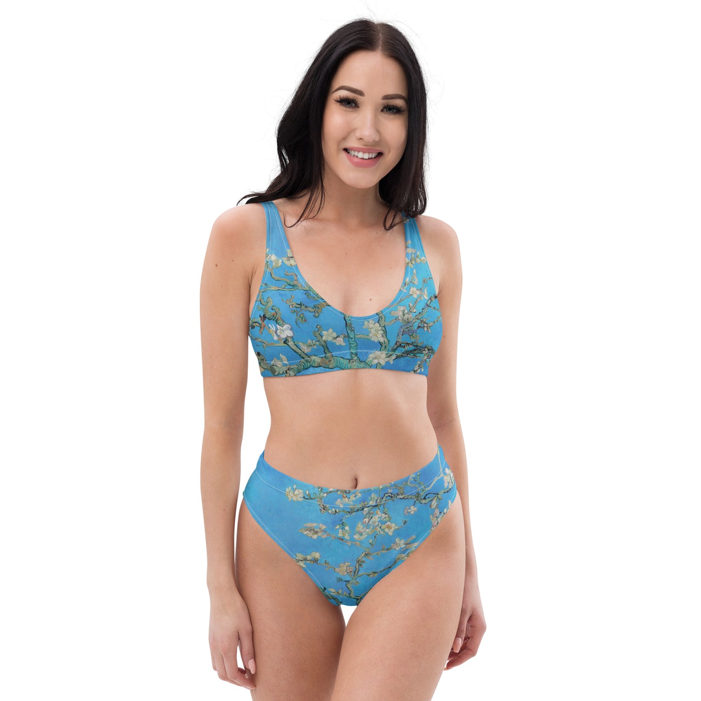 Vincent van Gogh Almond Blossom high-waisted bikini