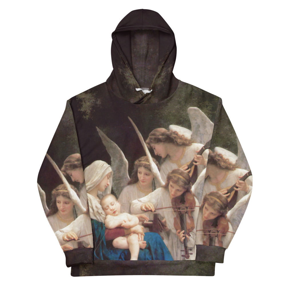 William-Adolphe Bouguereau Song of the angels Hoodie