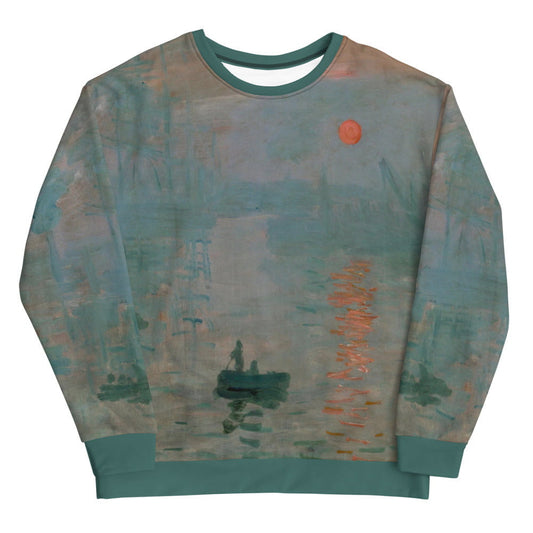 claude monet sunrise impression Sweatshirt