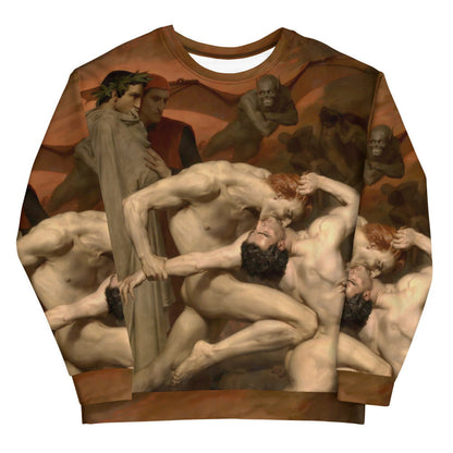 William-Adolphe Bouguereau dante & virgil in hell Sweatshirt