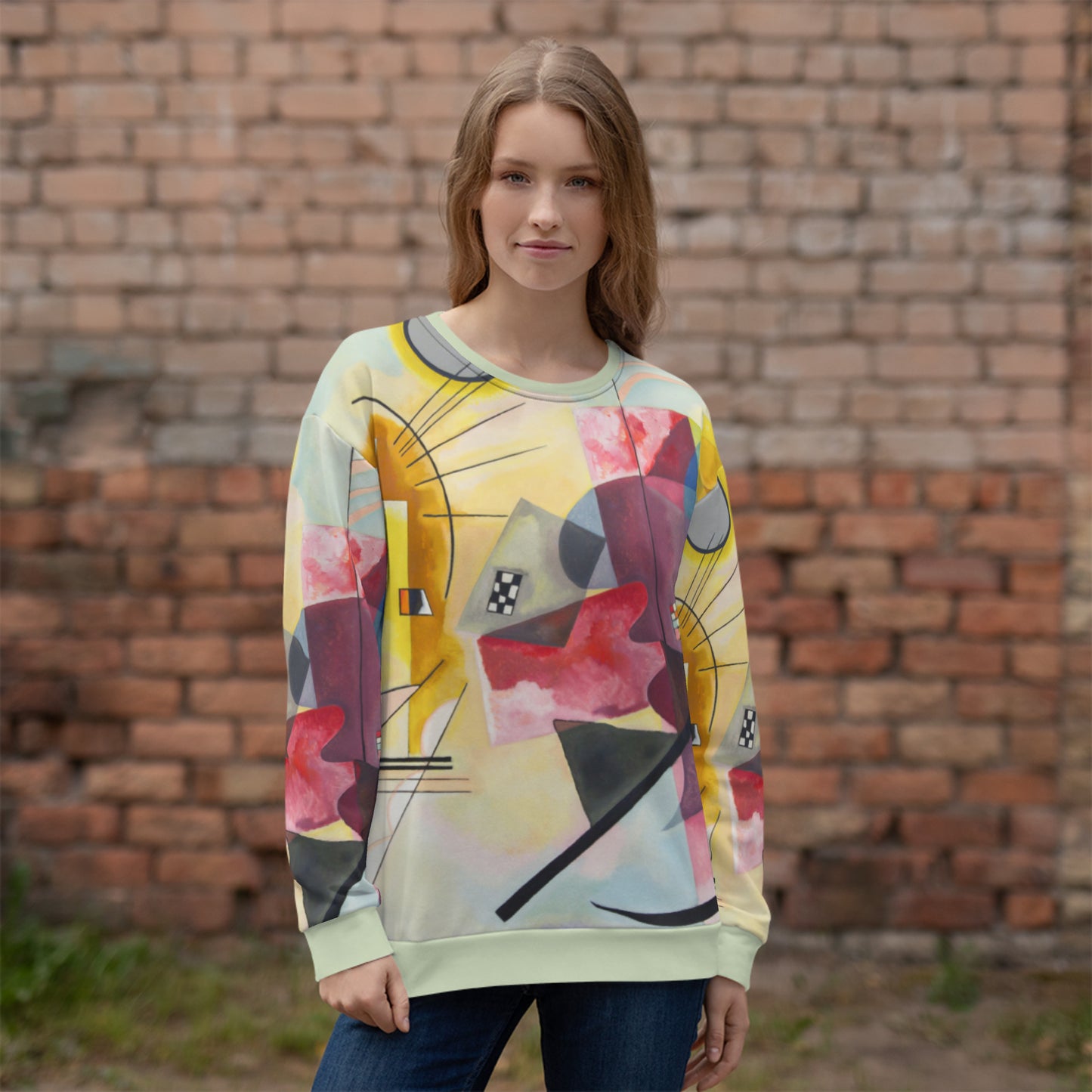 Wassily Kandinsky Yellow-Red-Blue Sweatshirt