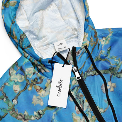 Van gogh Almond Blossom cropped windbreaker