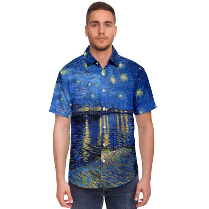 Starry Night Over The Rhone Buttoned Shirt