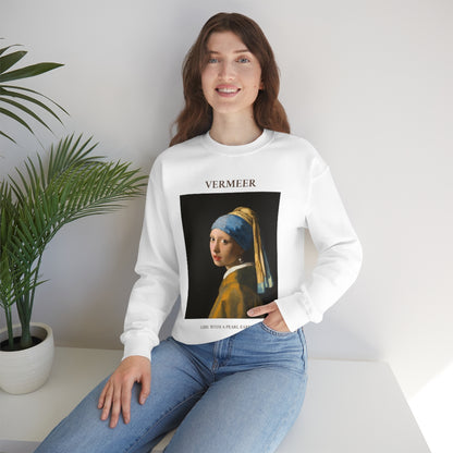 Vermeer Girl with a Pearl Earring  Sweatshirt