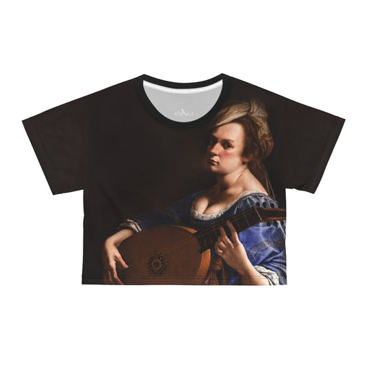 Self-Portrait as a Lute Player Crop Top