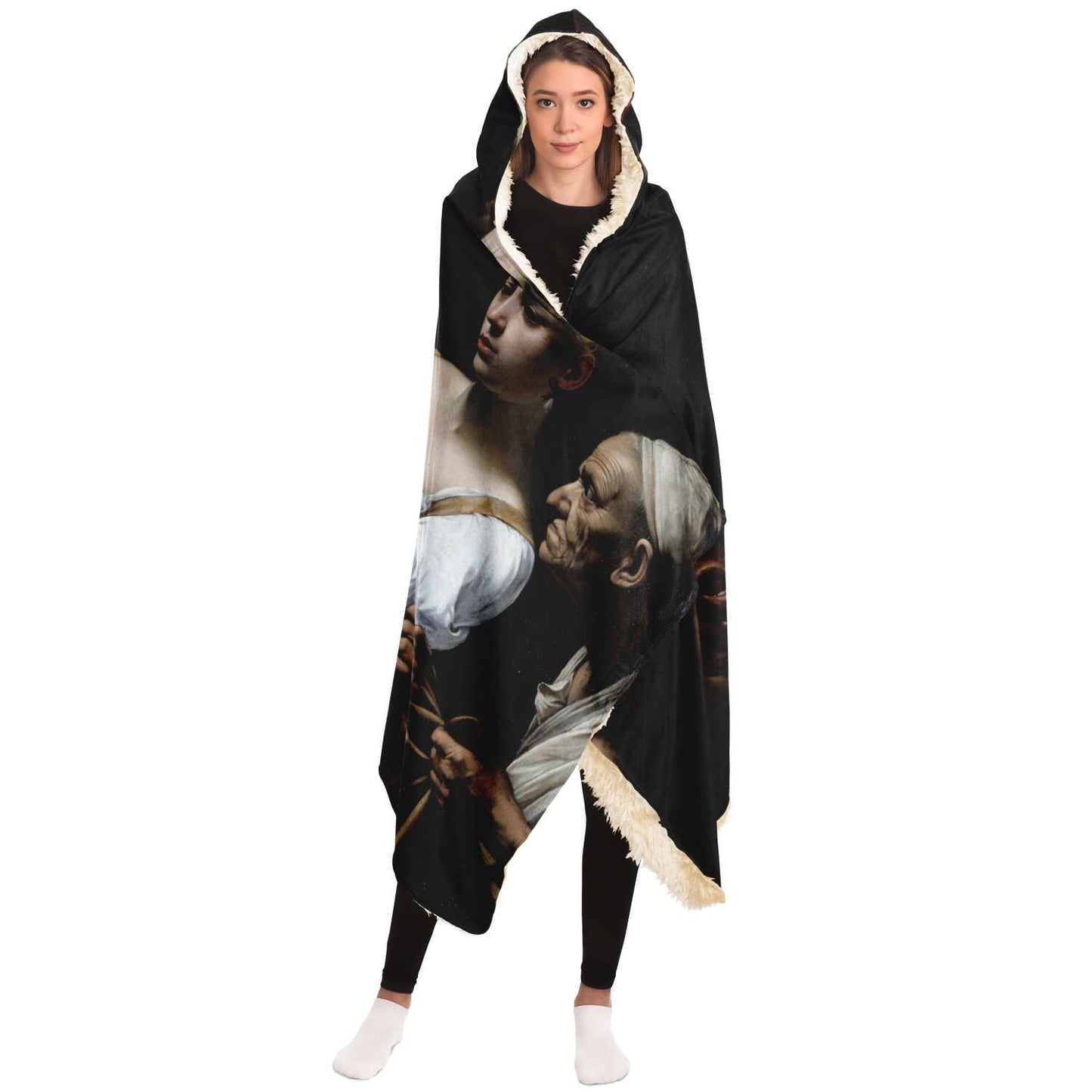 CARAVAGGIO Judith Beheading Holofernes Hooded Blanket