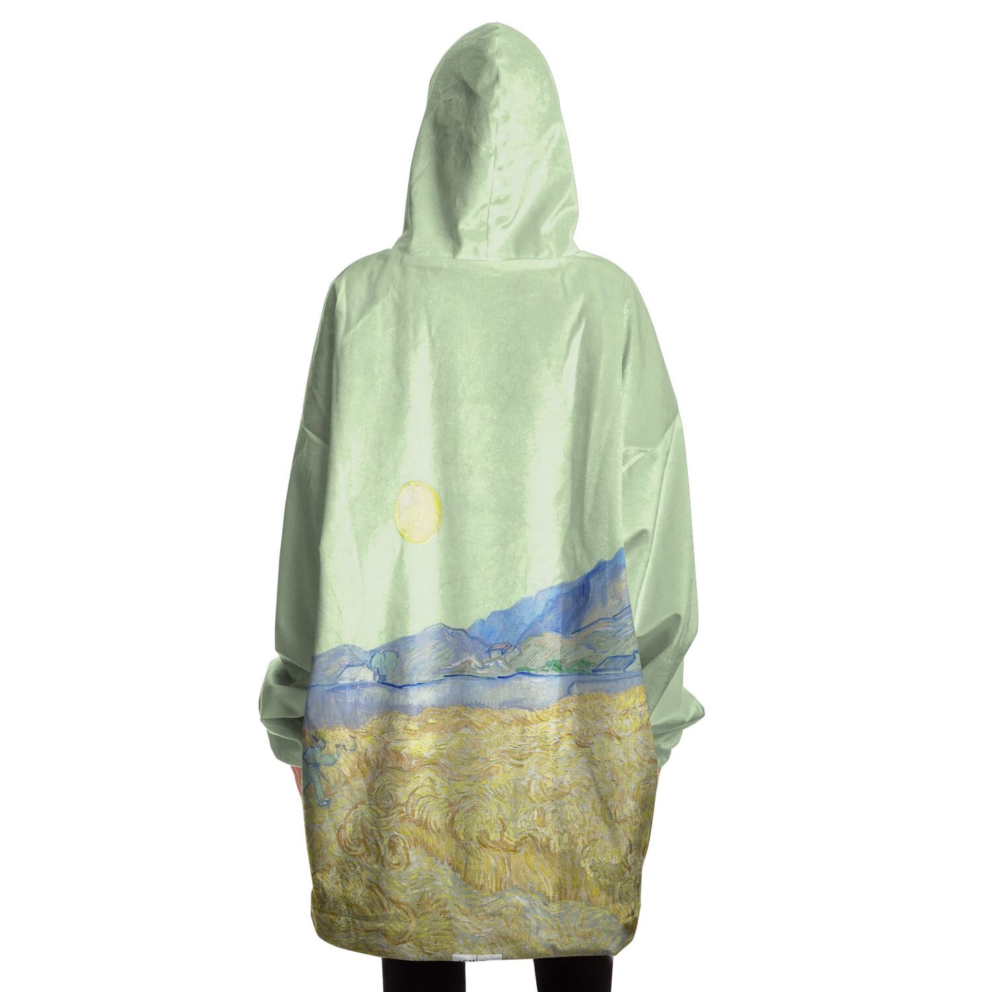 Wheatfield with a reaper van Gogh Snug Hoodie