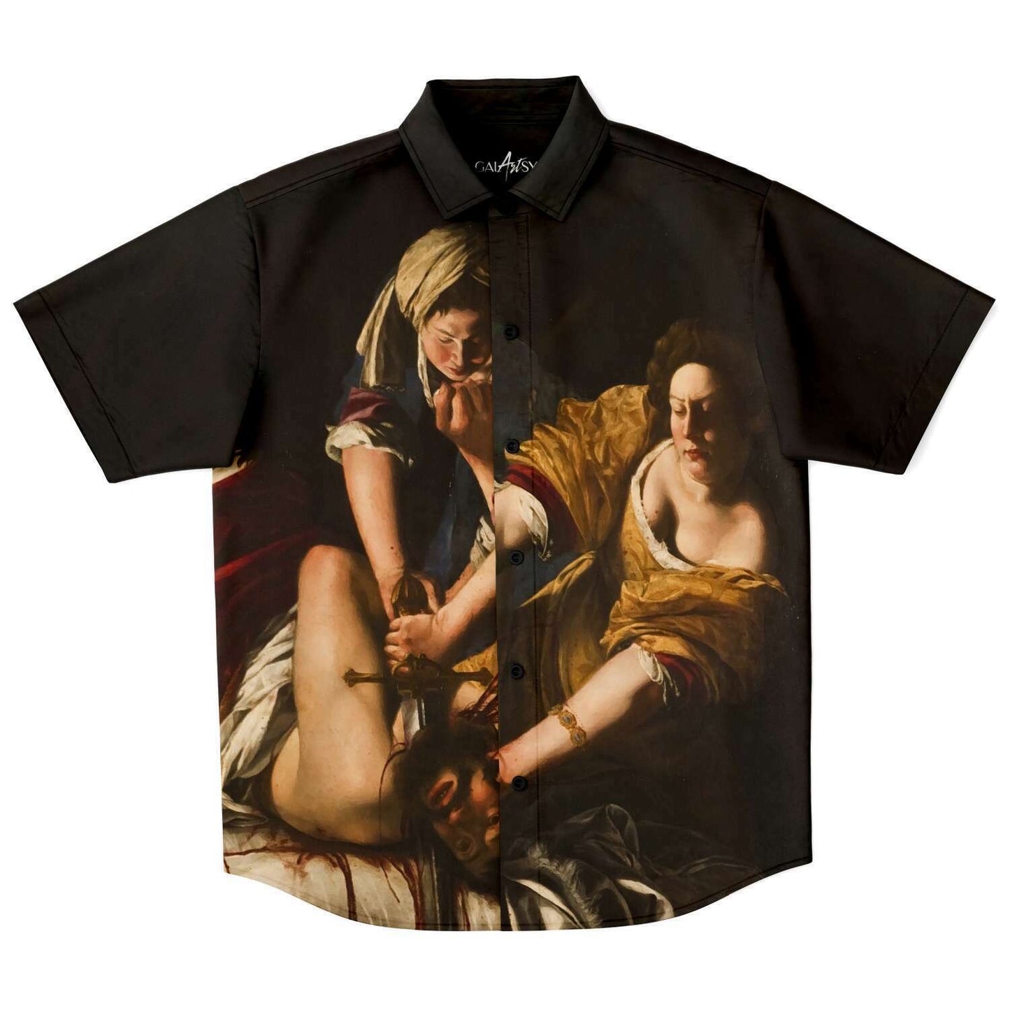 Artemisia Gentileschi Judith Beheading Holofernes BUTTONED SHIRT