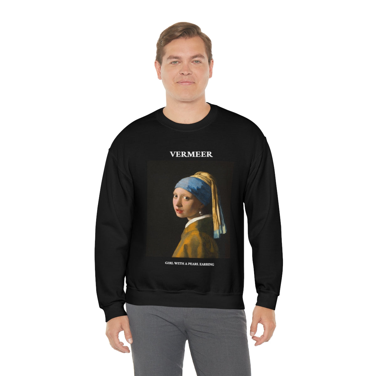 Vermeer Girl with a Pearl Earring  Sweatshirt