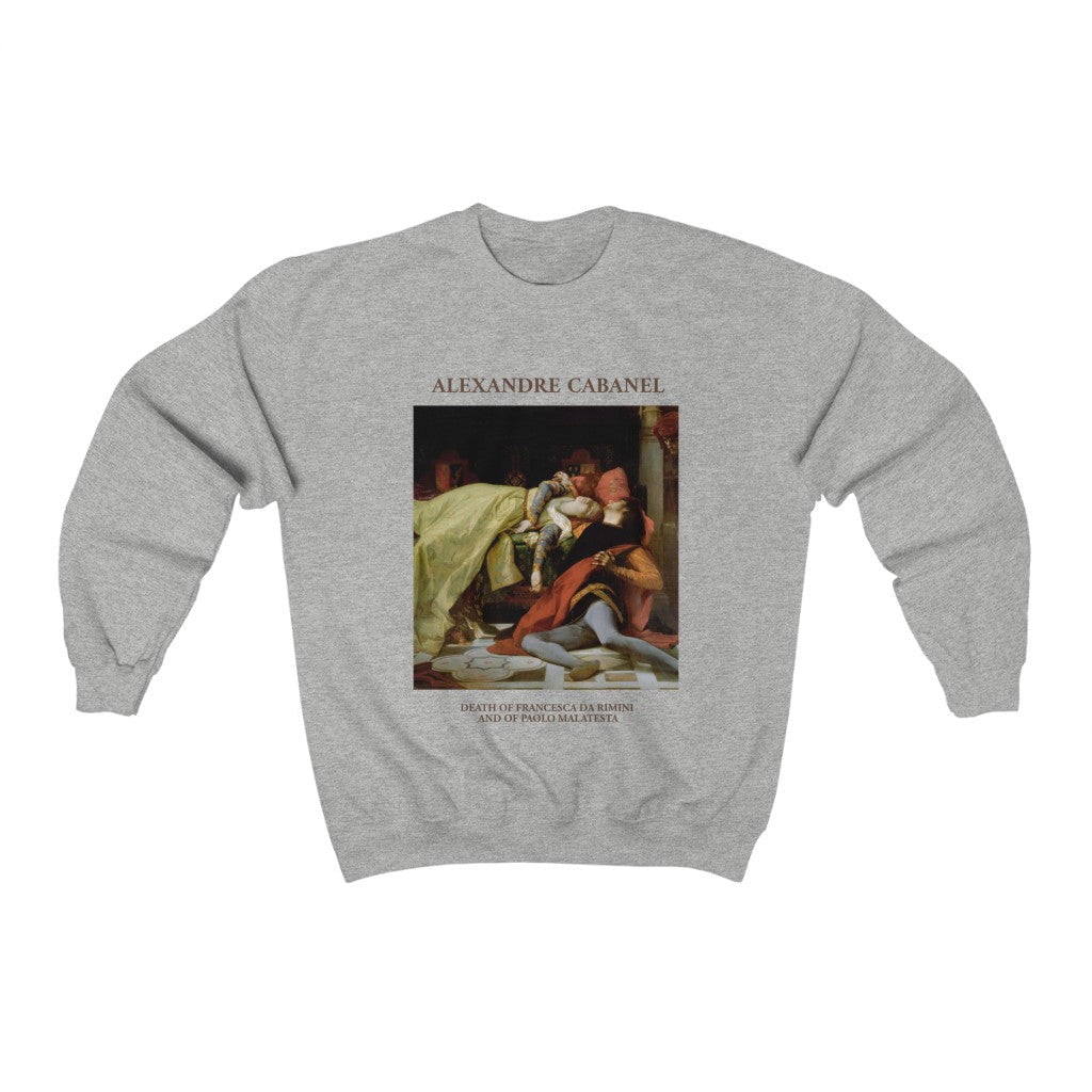 Alexandre Cabanel Death of Francesca da Rimini and of Paolo Malatesta Sweatshirt