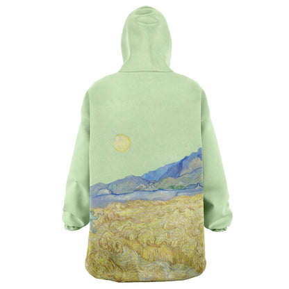 Wheatfield with a reaper van Gogh Snug Hoodie