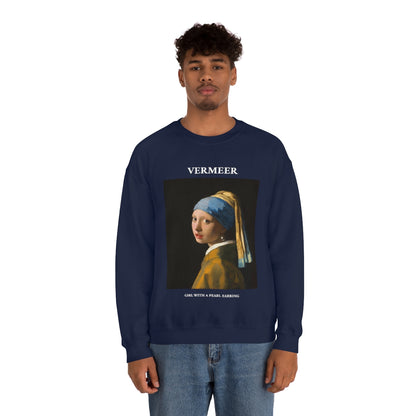 Vermeer Girl with a Pearl Earring  Sweatshirt