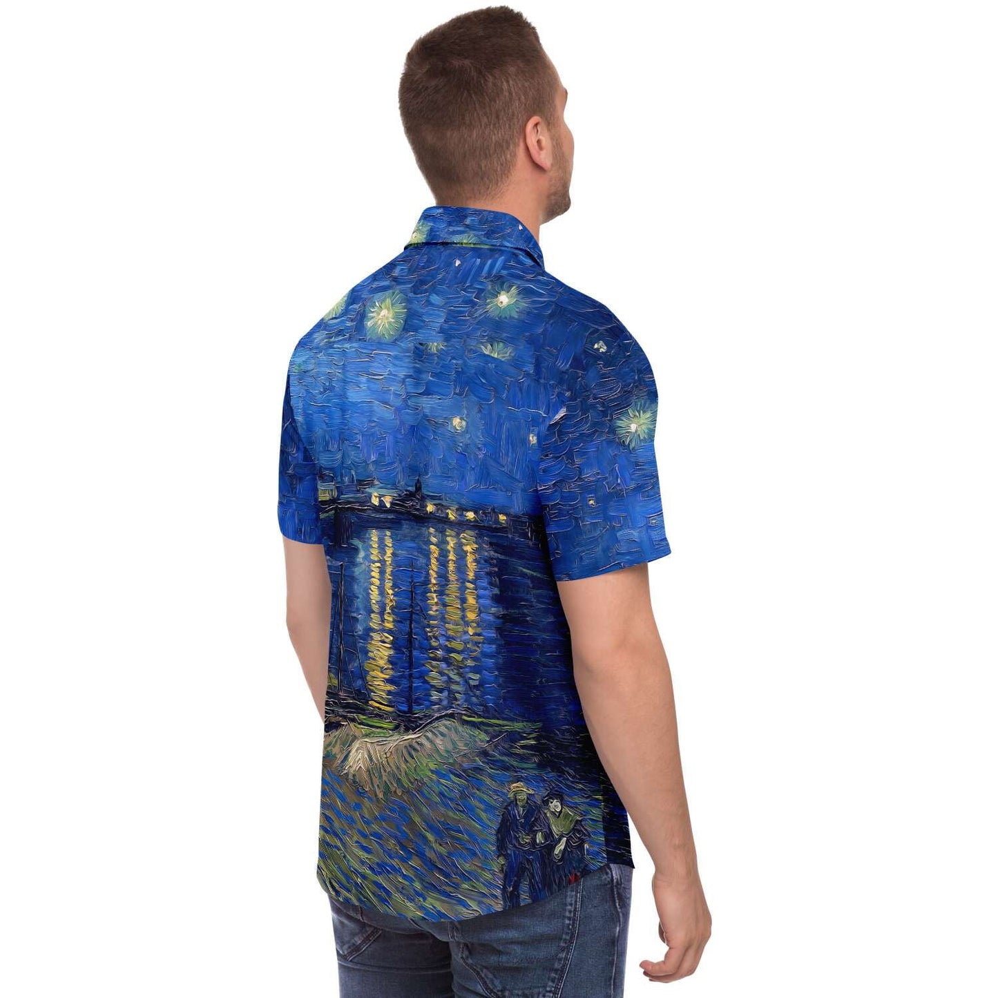 Starry Night Over The Rhone Buttoned Shirt