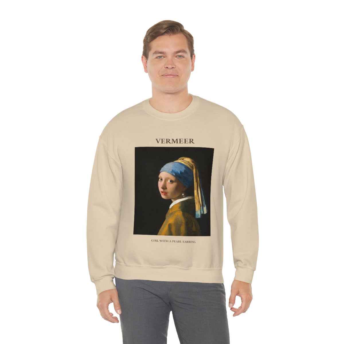 Vermeer Girl with a Pearl Earring  Sweatshirt