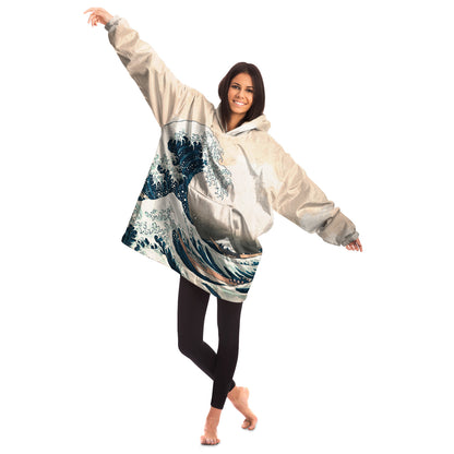 The Great Wave off Kanagawa Hokusai Snug Hoodie