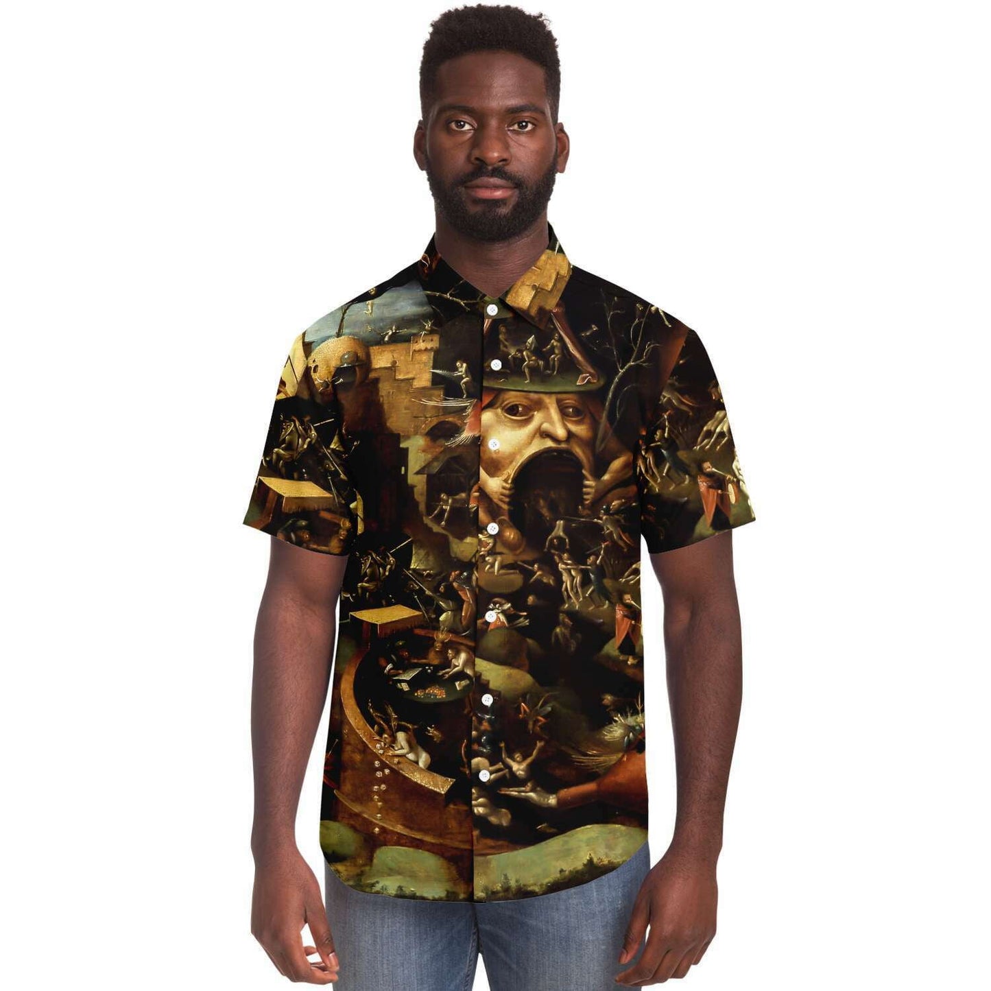 Bosch Christ in Limbo  BUTTONED SHIRT