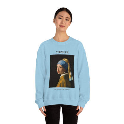 Vermeer Girl with a Pearl Earring  Sweatshirt