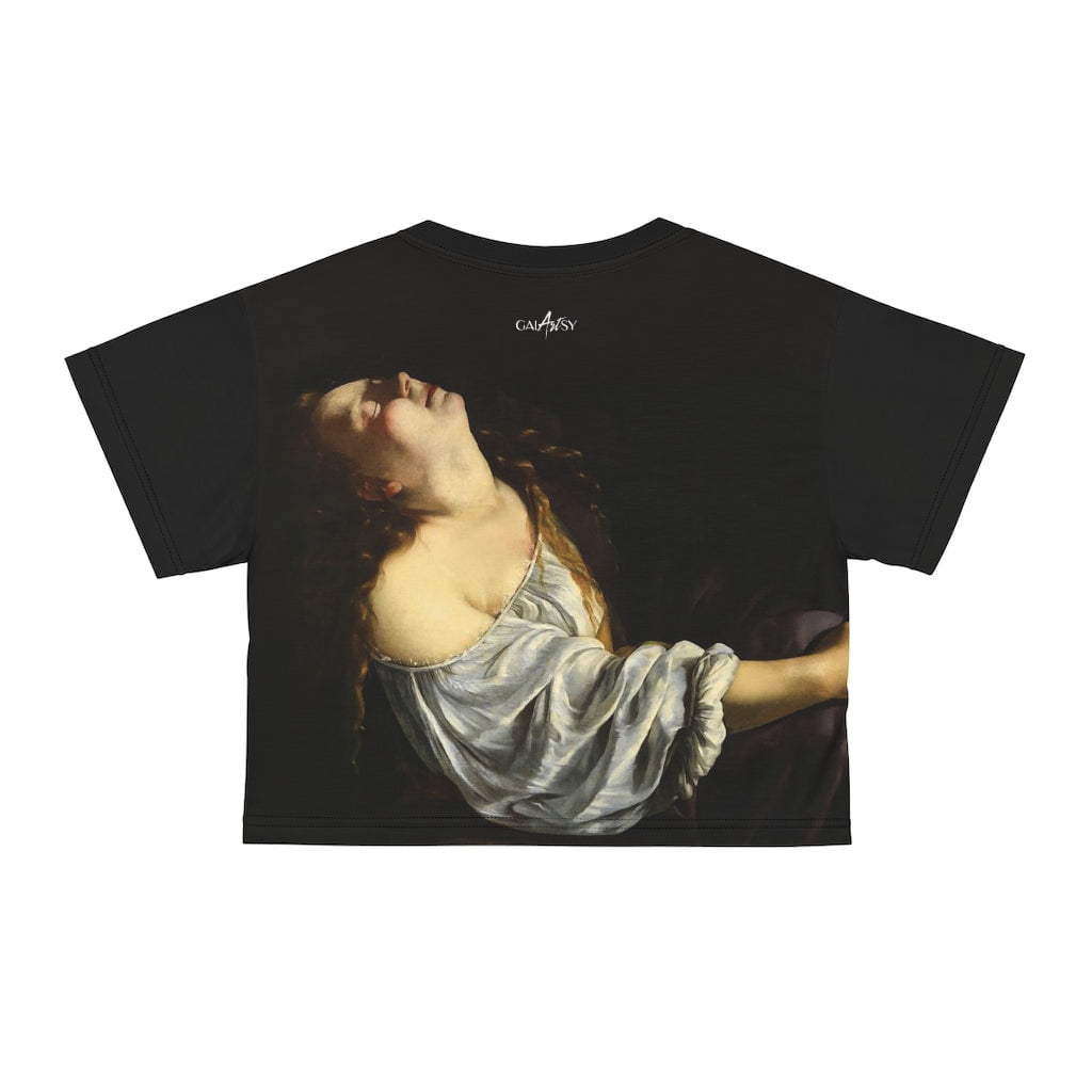 Artemisia Gentileschi Mary Magdalene in Ecstasy Crop Top