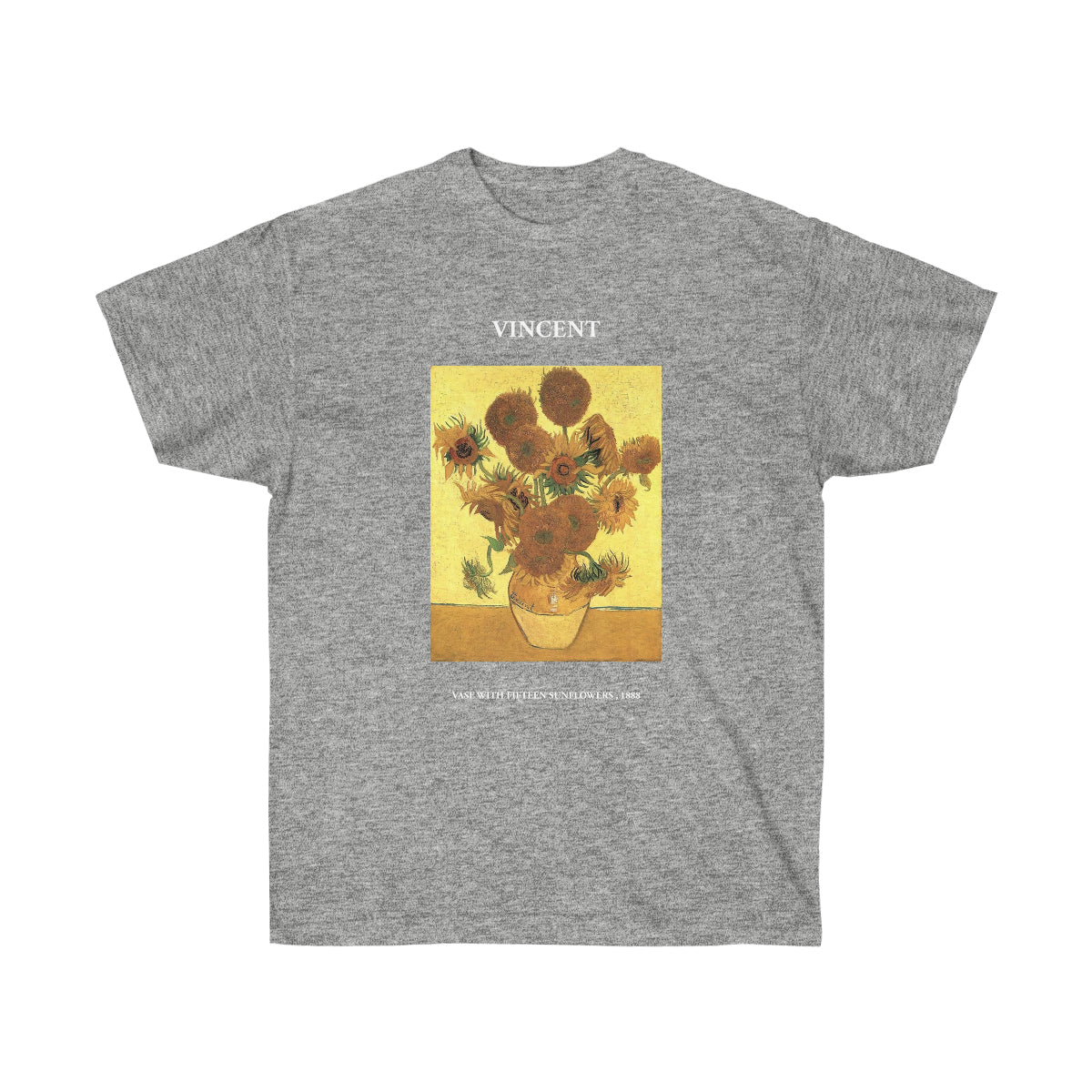 Vincent van Gogh Vase with Fifteen Sunflowers T-shirt