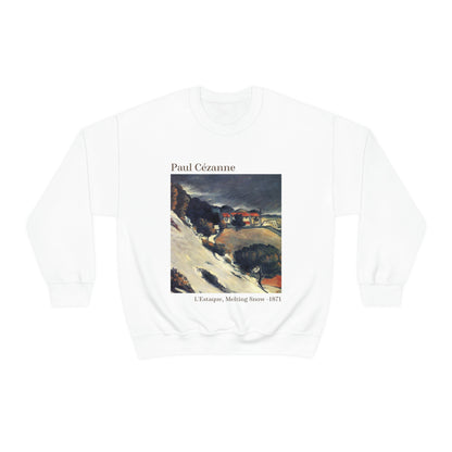 Paul Cézanne L'Estaque, Melting Snow Sweatshirt