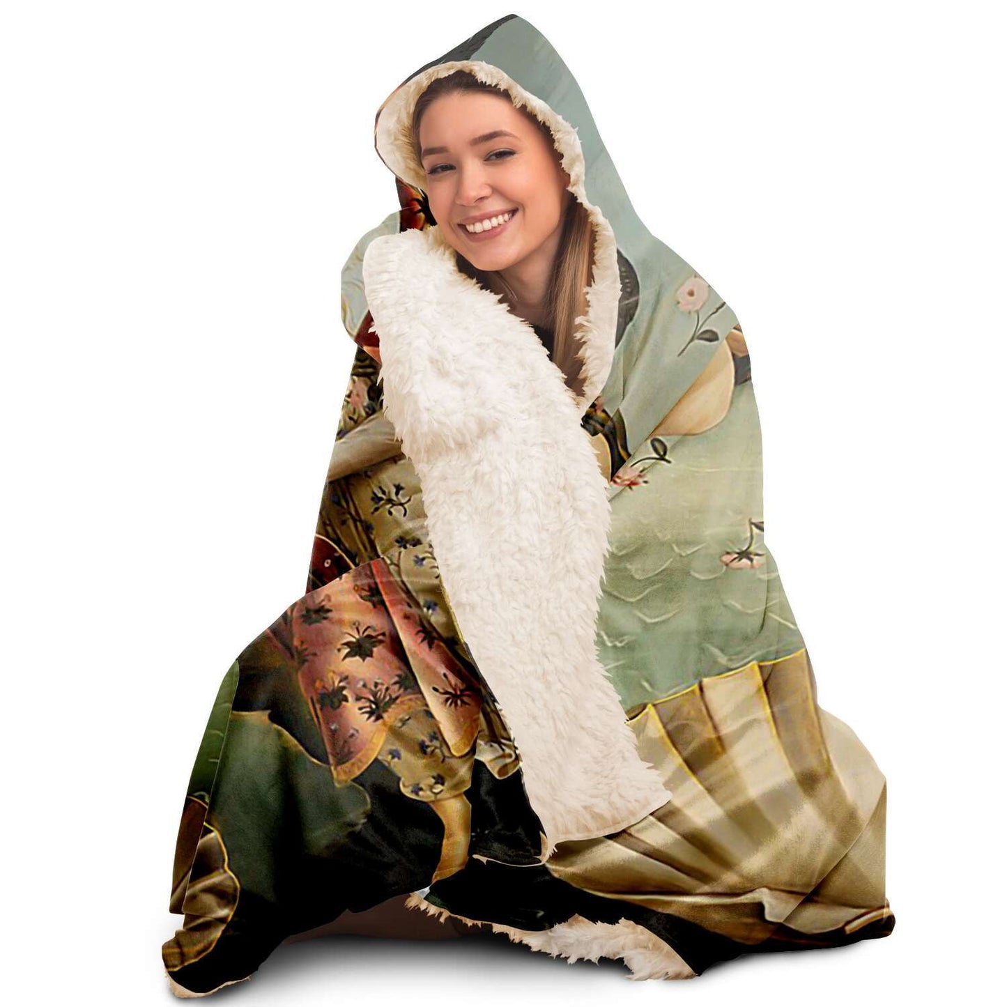 Botticelli The birth of venus Hooded Blanket