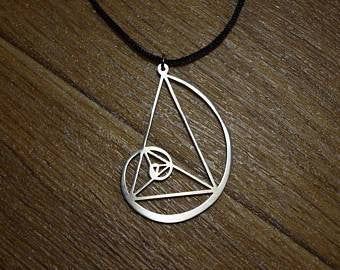 Spiral Golden ratio Necklace