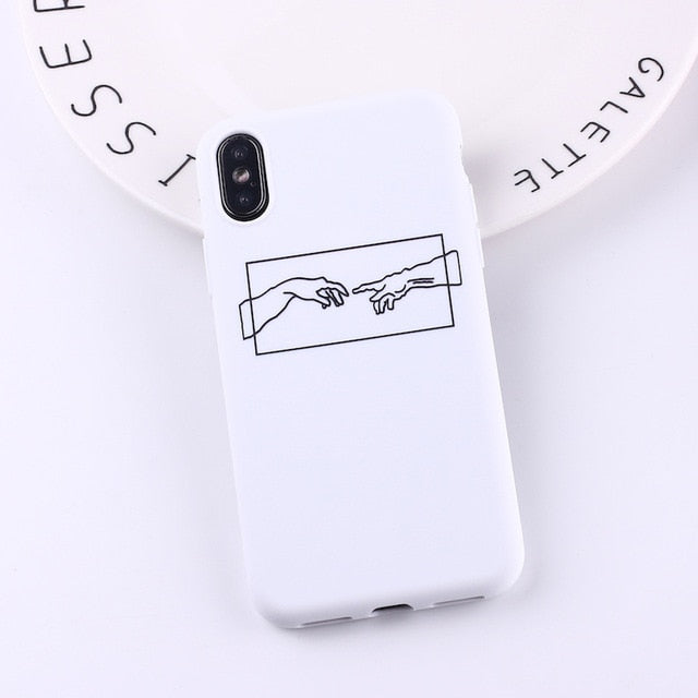 Creation of adam minimalist iPhone case