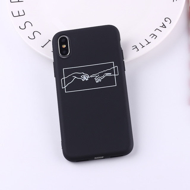 Creation of adam minimalist iPhone case