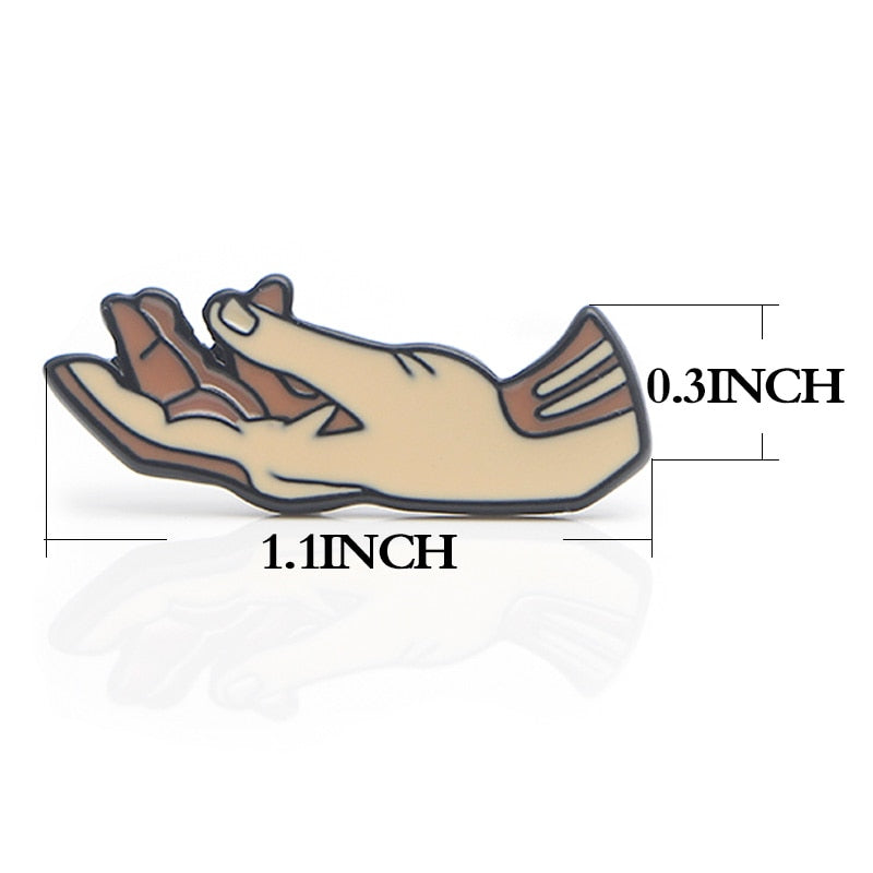 The Creation of Adam Enamel pin