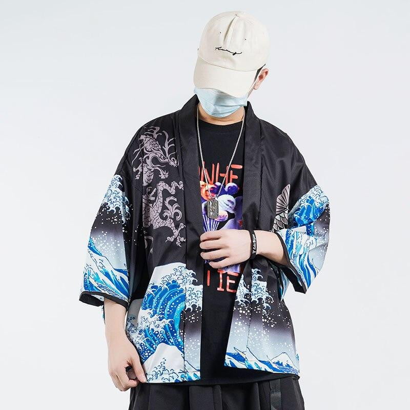 The great wave off kanagawa Kimono