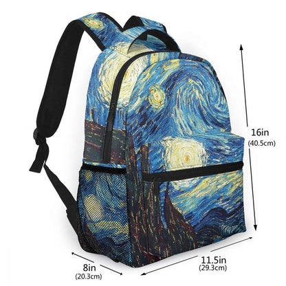 Starry night backpack