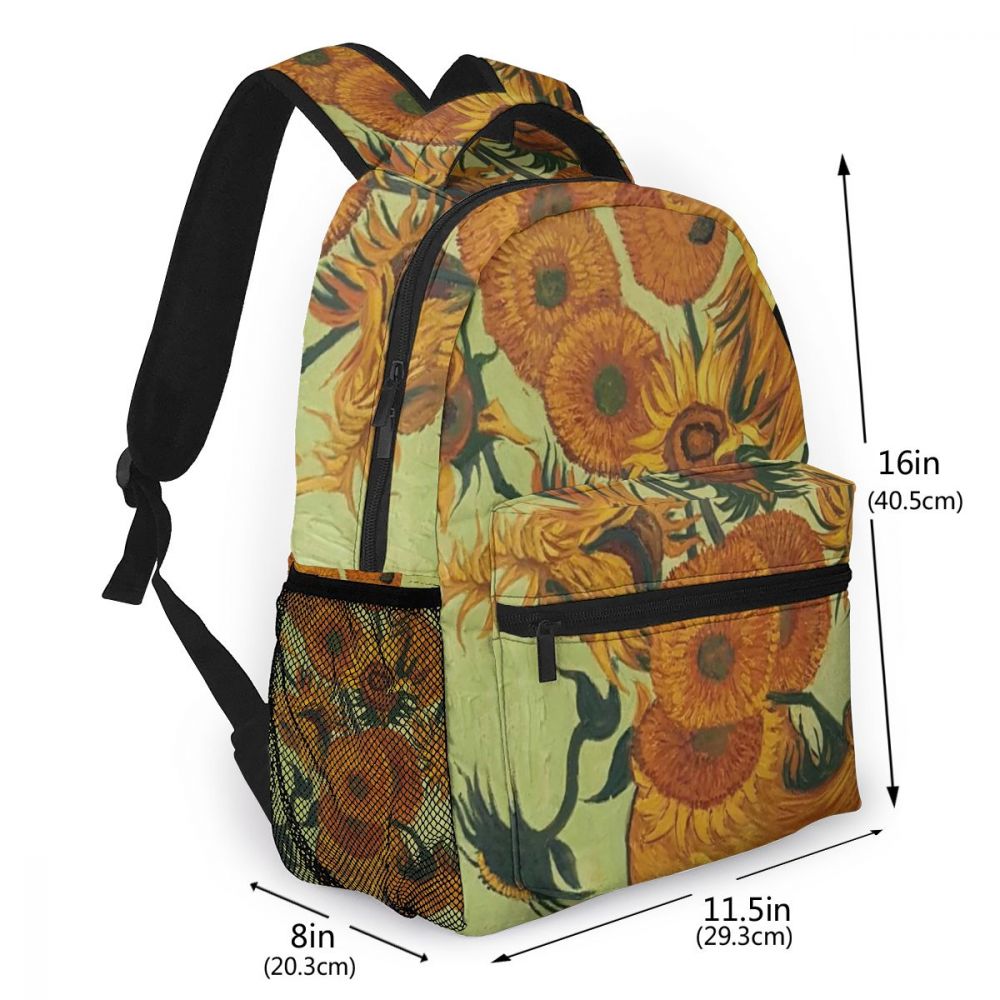 Sunflowers van gogh backpack