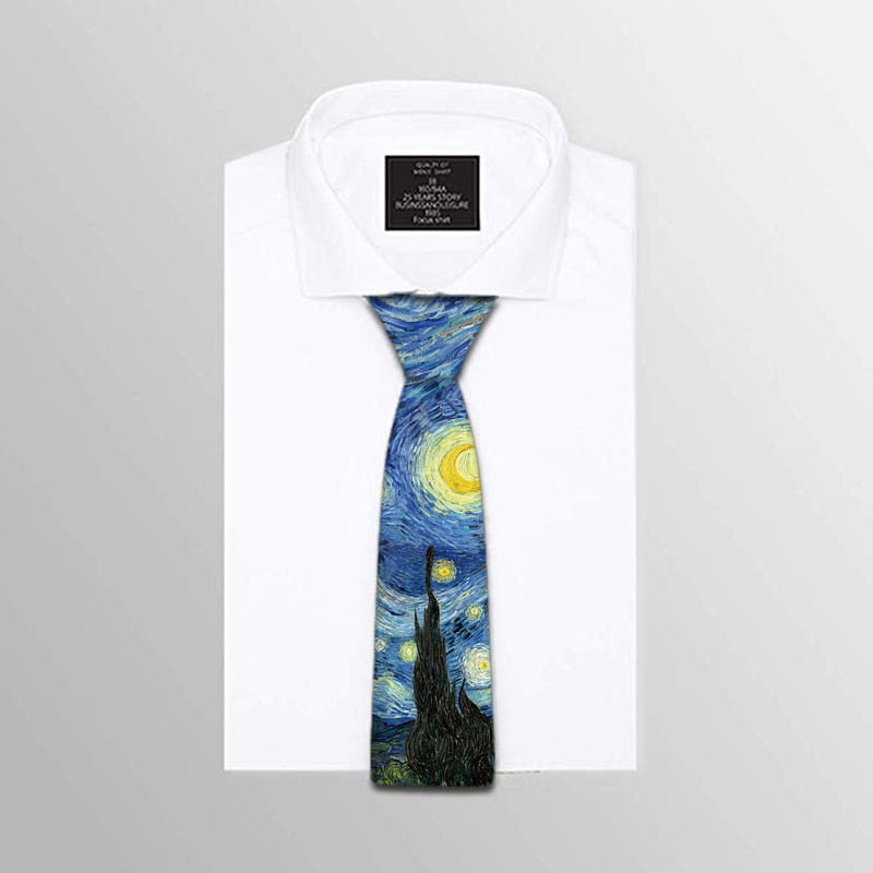 Starry night classic Tie