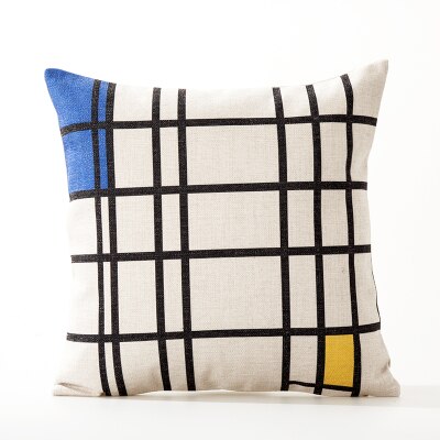 Piet Mondrian Pillow Covers