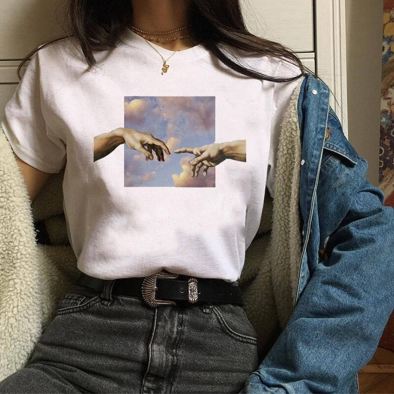 Michelangelo sky T-shirts