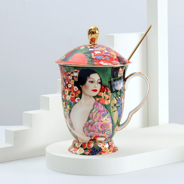 Gustave Klimt Tea cups with lid