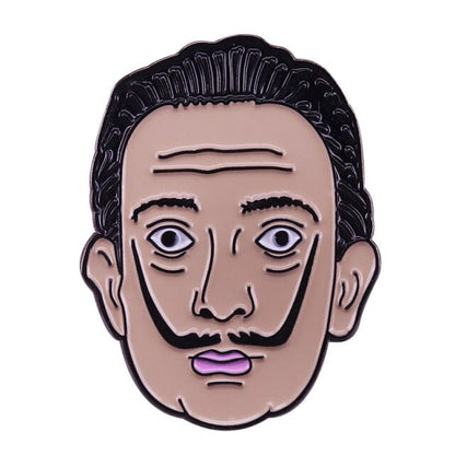 Salvador Dali Enamel Pins