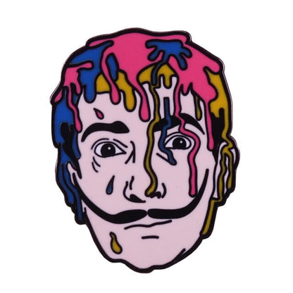 Salvador Dali Enamel Pins