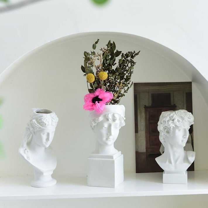 Renaissance Statue flower Vases