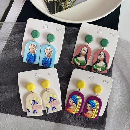 Artsy Cartoon Earrings