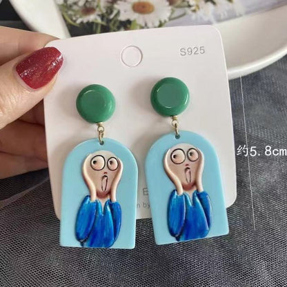 Artsy Cartoon Earrings