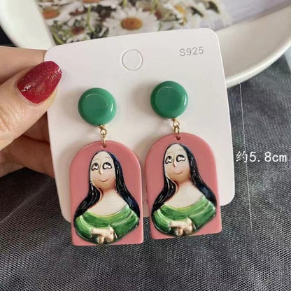 Artsy Cartoon Earrings