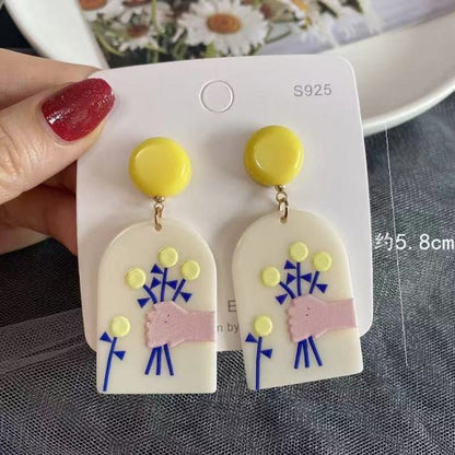 Artsy Cartoon Earrings