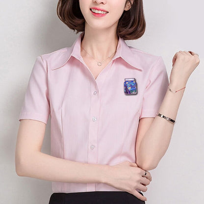 The Starry Night jar enamel pin